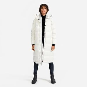 ▫️Everlane▫️Re:Down White Sleeping Bag Puffer Coat